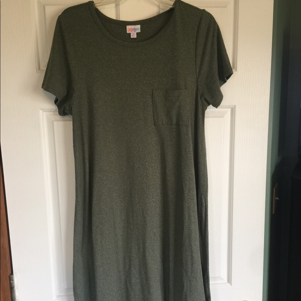 LuLaRoe Sage Green Soft Medium Carly